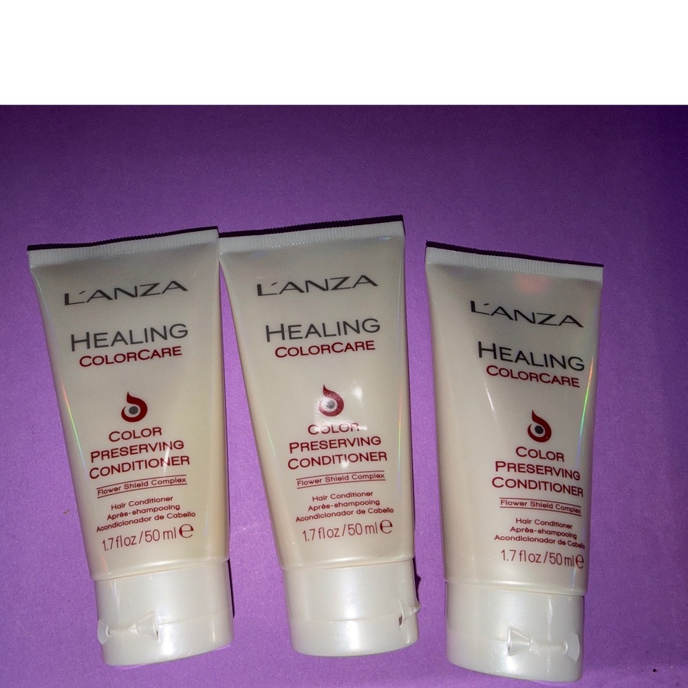 Lanza Healing ColorCare Color Preserving Conditioner hair care travel 3pk